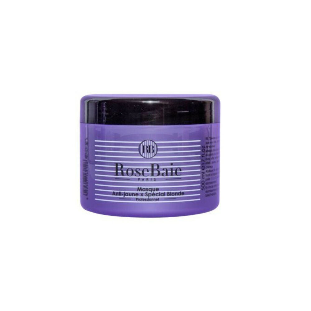 Rosebaie masque anti-jaune et spécial blonde 500ml maparatunisie