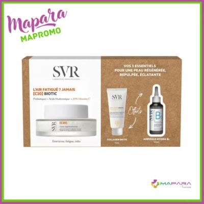 SVR Coffret [C20]Biotic 50ml + [Collagen]Biotic 15ml + Ampoule B 10ml