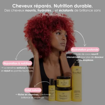 Rosebaie masque botox à l'huile de coco 250ml Rosebaie-coco