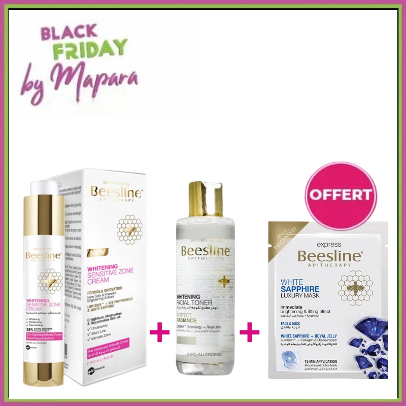 BEESLINE Creme Eclaircissant Zone Intime 50ml+Lotion Tonique