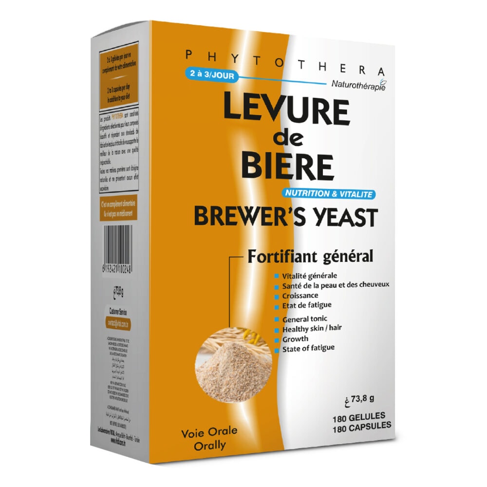 Phytothera levure de biere 180 gelules