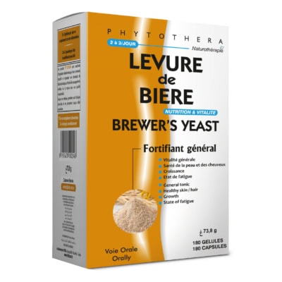 Phytothera Levure de Biere 180 Gelules