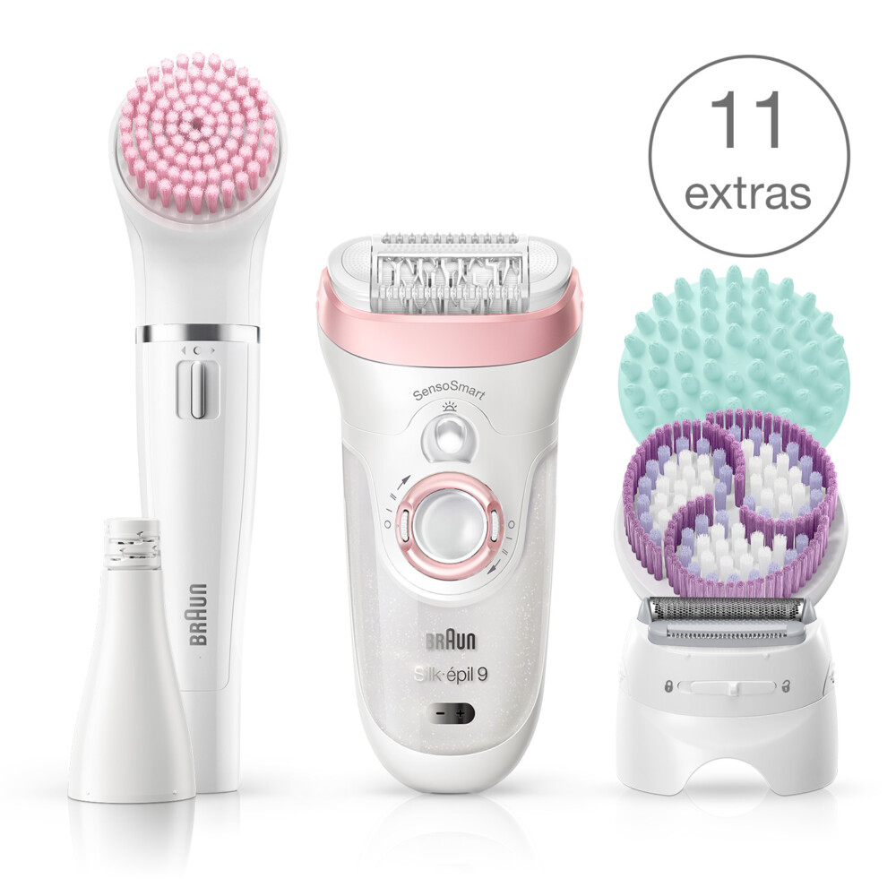 Braun épilateur silk-épil beauty set 9 9/985 bs wet & dry