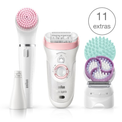 BRAUN Épilateur Silk-épil Beauty Set 9 9/985 BS Wet & Dry