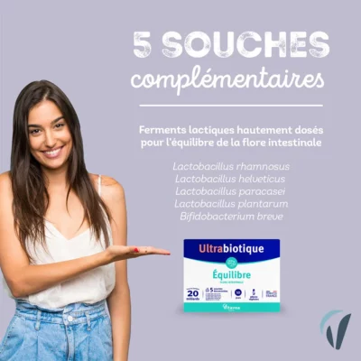 Vitavea ultrabiotique équilibre flore intestinale 10 gélules