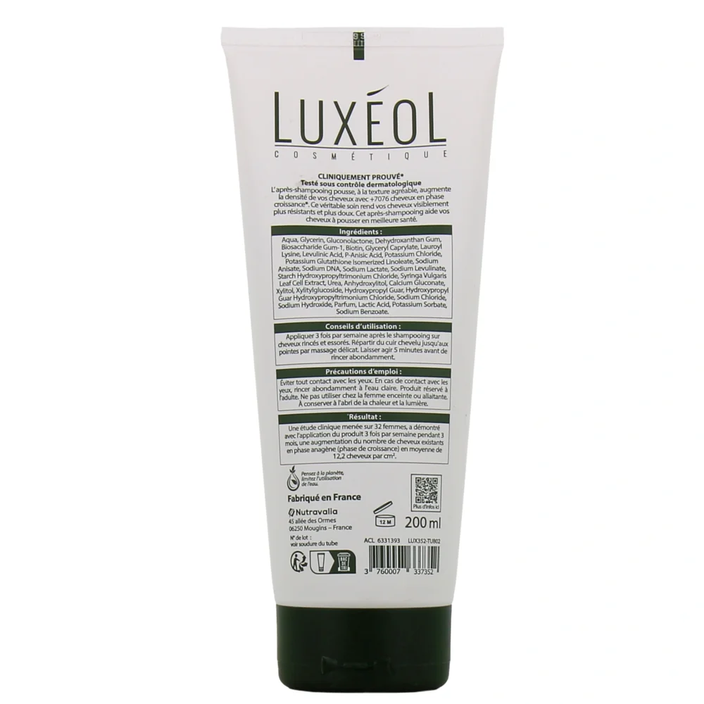 Luxeol après-shampooing pousse 200ml