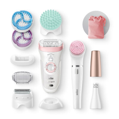 Braun épilateur silk-épil beauty set 9 9/985 bs wet & dry