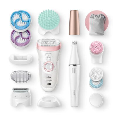 Braun épilateur silk-épil beauty set 9 9/995 bs wet & dry