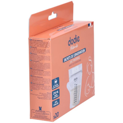 Dodie 20 sachets de conservation de lait maternel