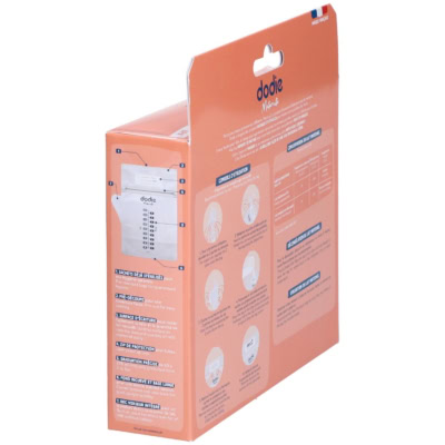 Dodie 20 Sachets de Conservation de Lait Maternel