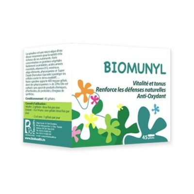 BIOHEALTH Biomunyl Spiruline 45 Gelules maparatunisie