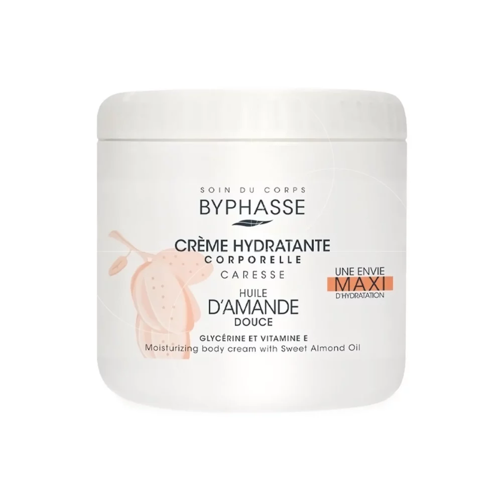 Byphasse creme hydra corps a l'amande douce 500ml