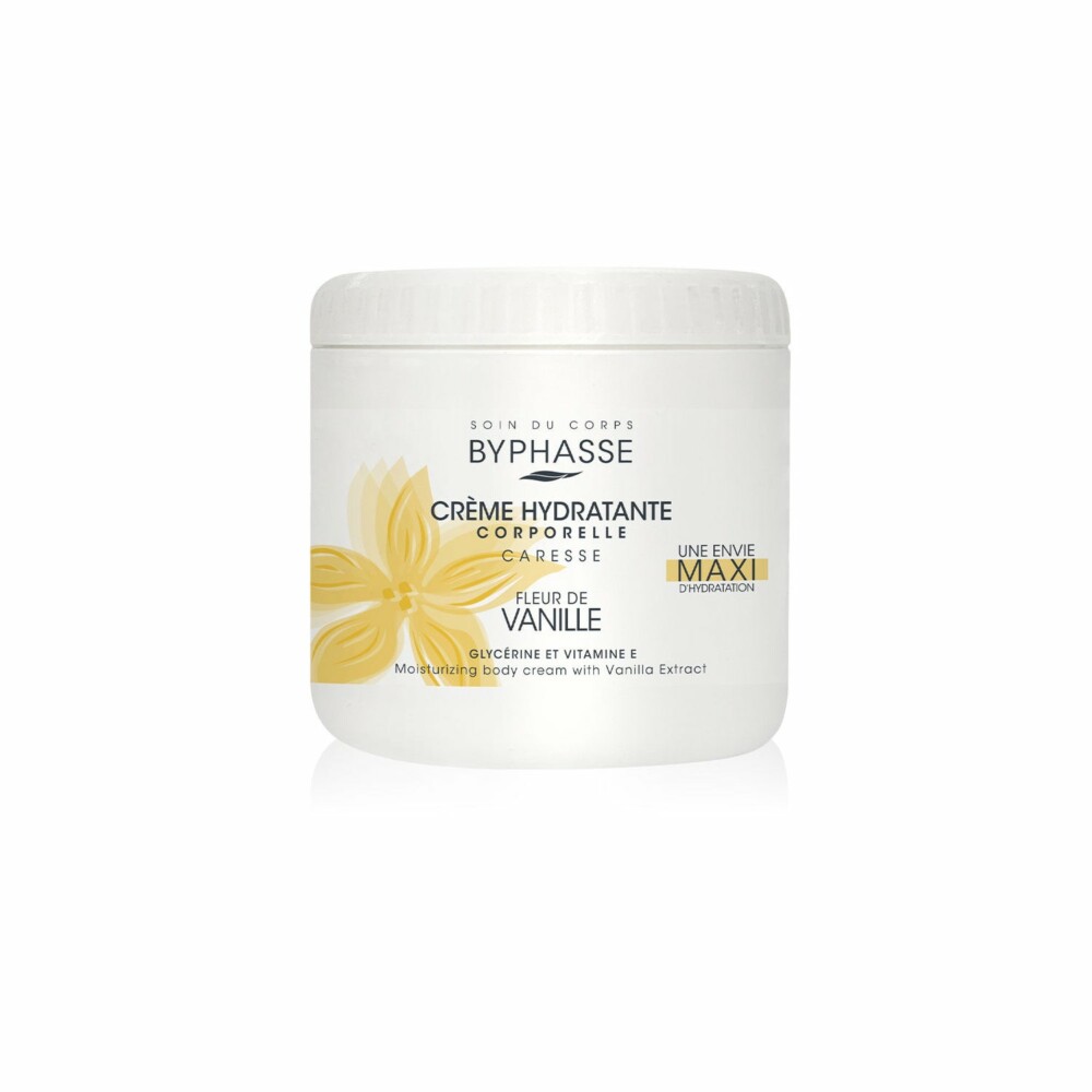 Byphasse creme hydra corps a l'extrait de vanille 500 ml