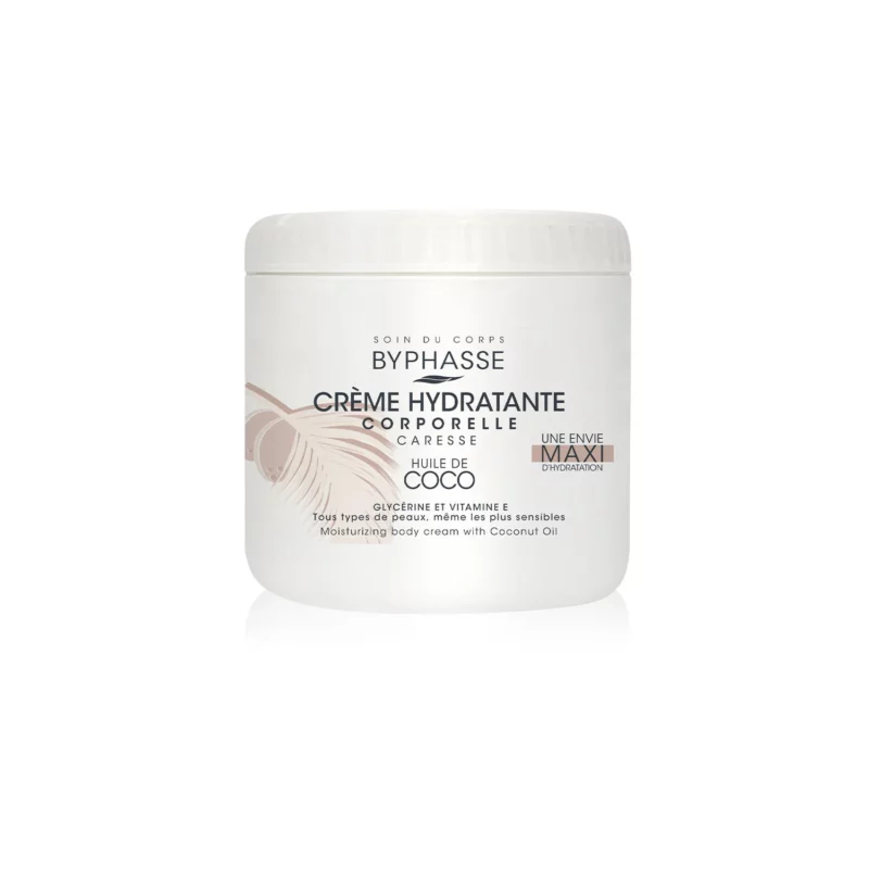 BYPHASSE Creme Hydra Corps A L'huile De Coco 500 ml
