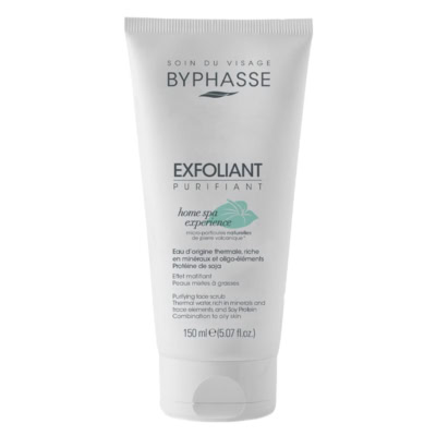 BYPHASSE Home Spa Experience Exfoliant Purifiant Visage Peaux Mixtes À Grasses 150ml
