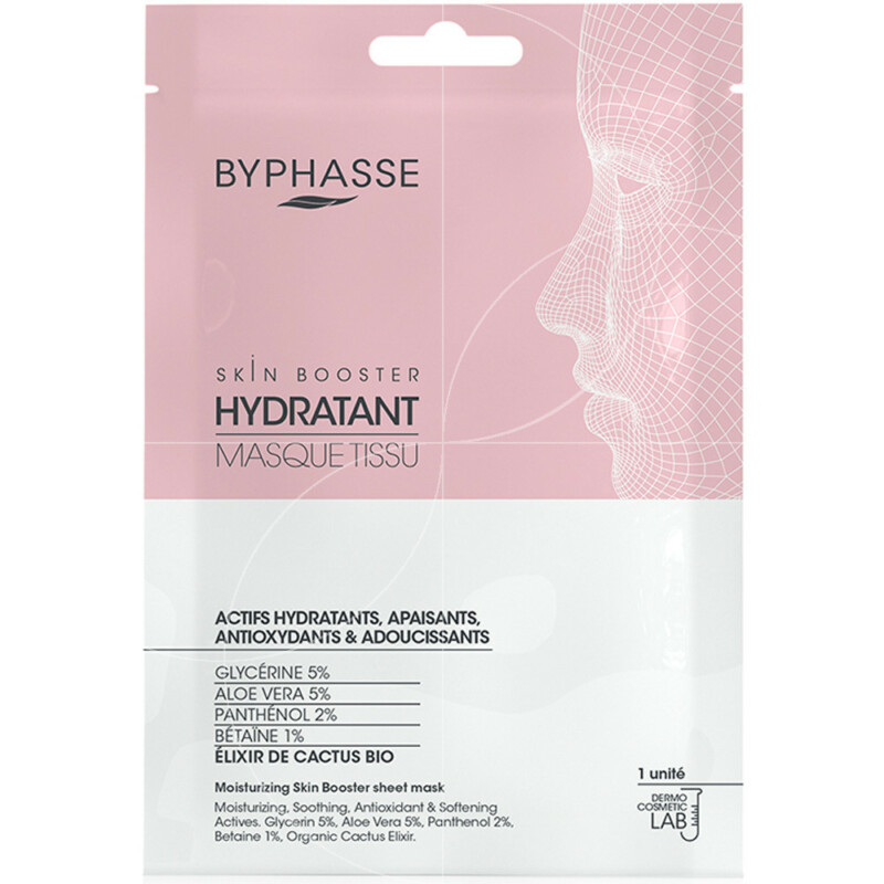 BYPHASSE Masque Tissu Skin Booster Hydratant 18ml