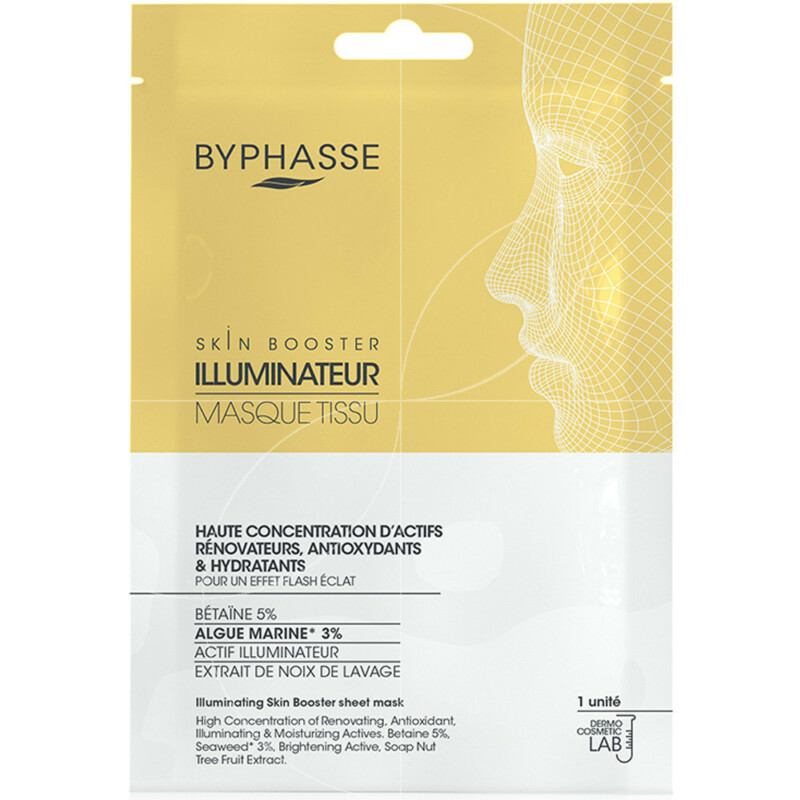 BYPHASSE Masque Tissu Skin Booster Illuminateur 18ml