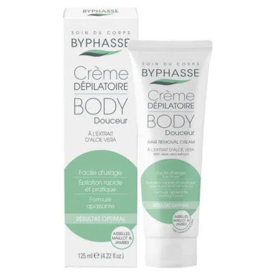 Byphasse Creme Depilatoire À L'aloe Vera 125 ml