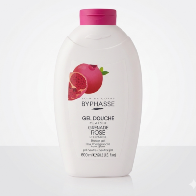 Byphasse Gel de Douche Grenade Rose 600ml