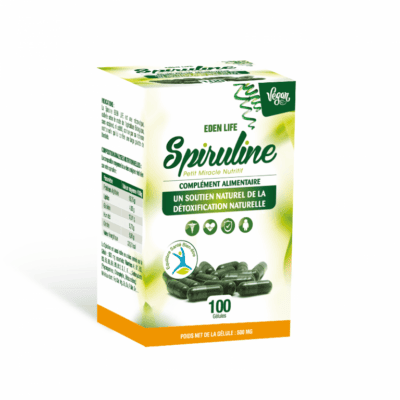 EDEN LIFE Spiruline 100 Gelules maparatunisie