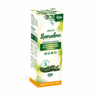 Eden life spiruline 200 gelules maparatunisie