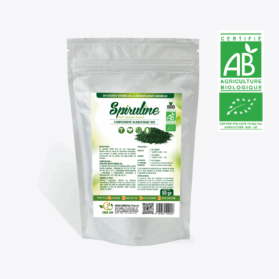 Eden life spiruline paillettes 50g maparatunisie