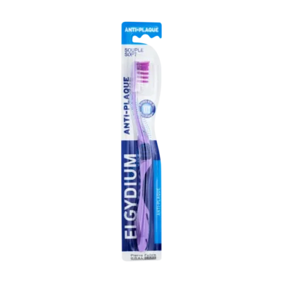 Elgydium brosse a dents anti plaque souple maparatunisie