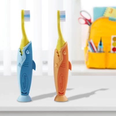 Elgydium shark kids brosse a dents souple 2/6 ans maparatunisie