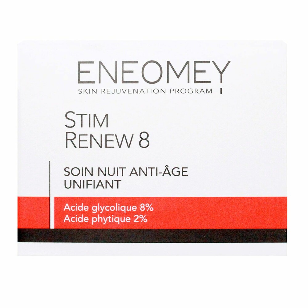 Eneomey stim renew 8 soin nuit anti-age unifiant 50 ml maparatunisie