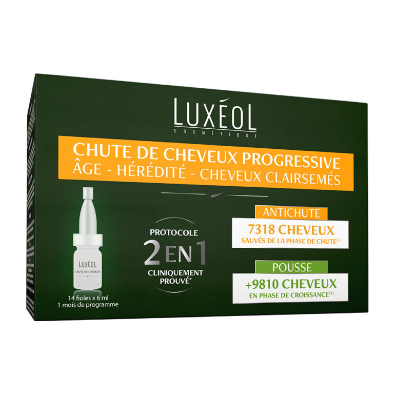 LUXEOL Chute De Cheveux Progressive 2en1 14 Fioles MaPara Tunisie