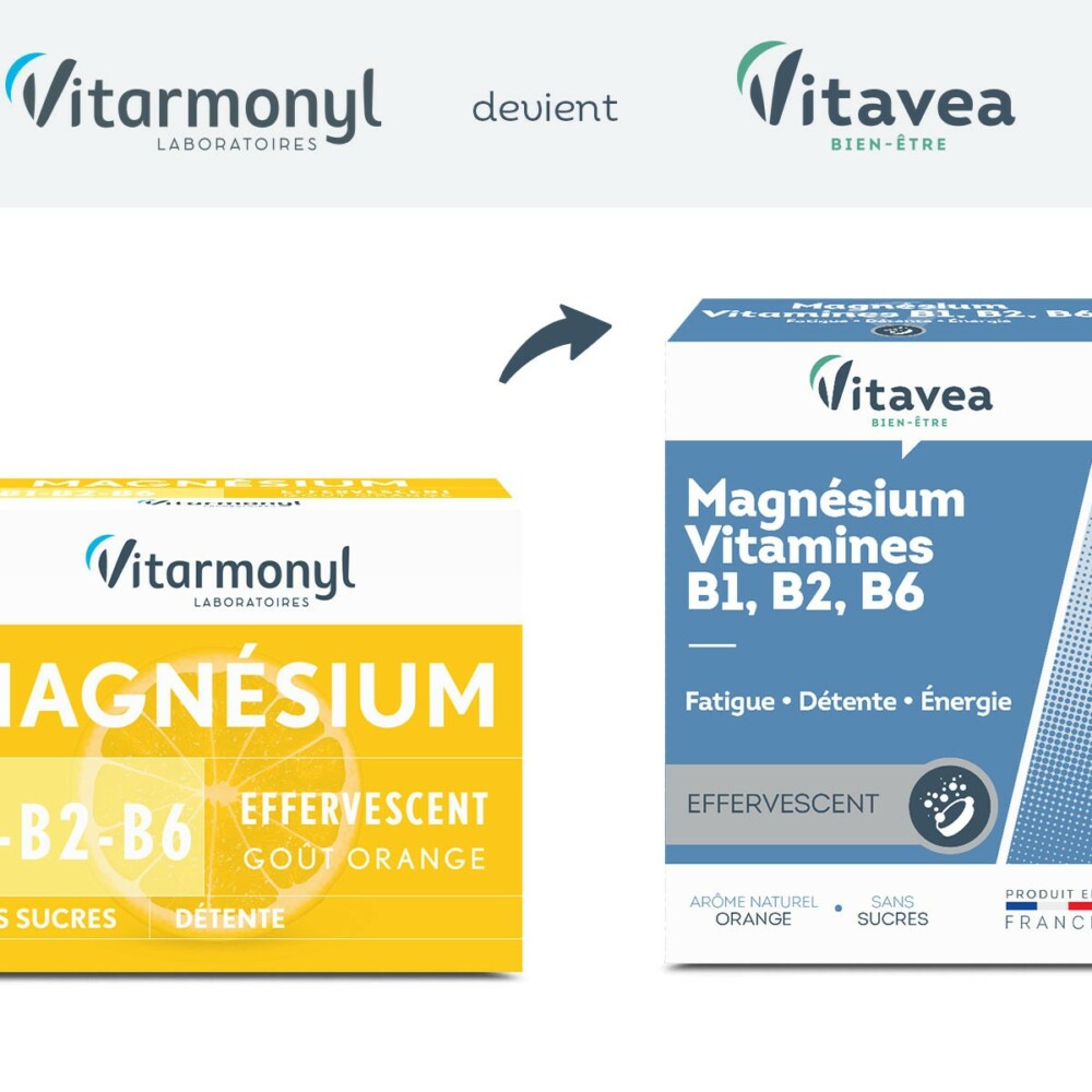 Vitarmonyl Magnésium + B1, B2, B6 Effervescent 24cp maparatunisie