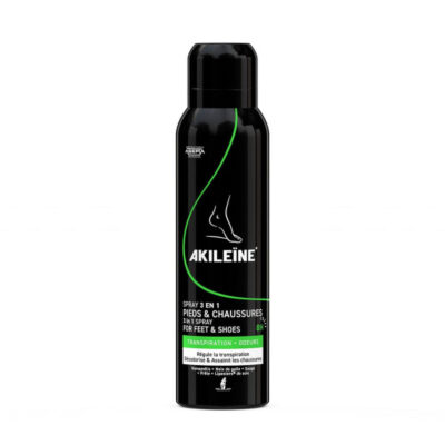 AKILEINE Spray Noir Deodorant Pieds Anti Transpirant 150 ml