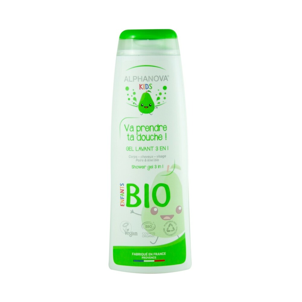 Alphanova va prendre ta douche gel lavant enfants bio poire 250ml