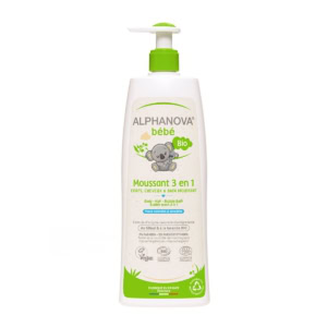 ALPHANOVA Bebe Bio Moussant 3 En 1 Corps et Cheveux Bain Moussant 500ml