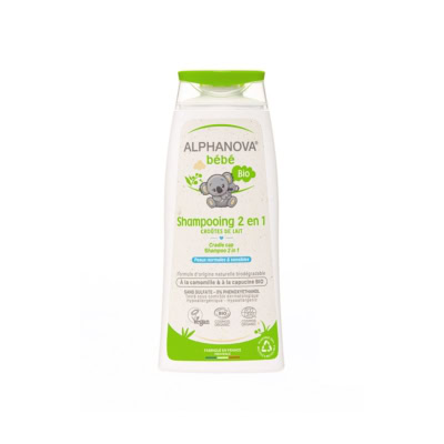 ALPHANOVA Bebe Bio Shampooing Croute de Lait 2en1 200ml