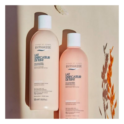Byphasse lait eclaircissant de teint extrait de ble 500ml 2
