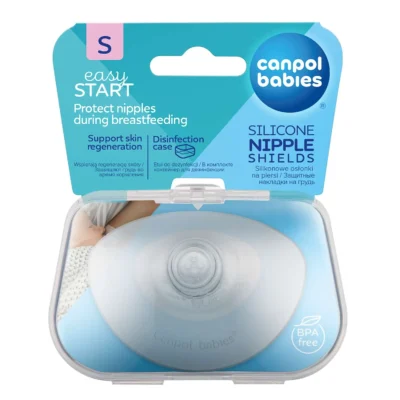 Canpol 2 protections de mamelon en silicone Easystart S
