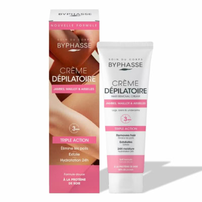Byphasse Creme Depilatoire Silk Protein 125ml