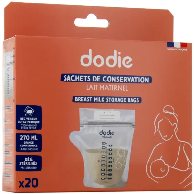 Dodie 20 sachets de conservation de lait maternel