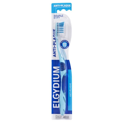 Elgydium brosse à dents anti plaque souple