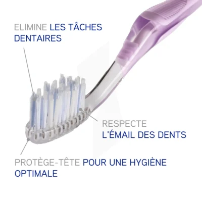 Elgydium brosse à dents blancheur souple
