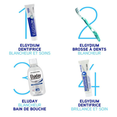 Elgydium dentifrice blancheur 75ml