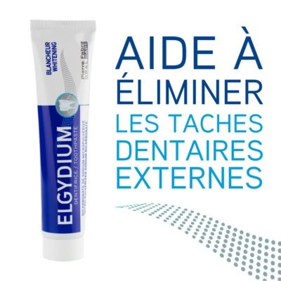 ELGYDIUM Dentifrice Blancheur 75ml