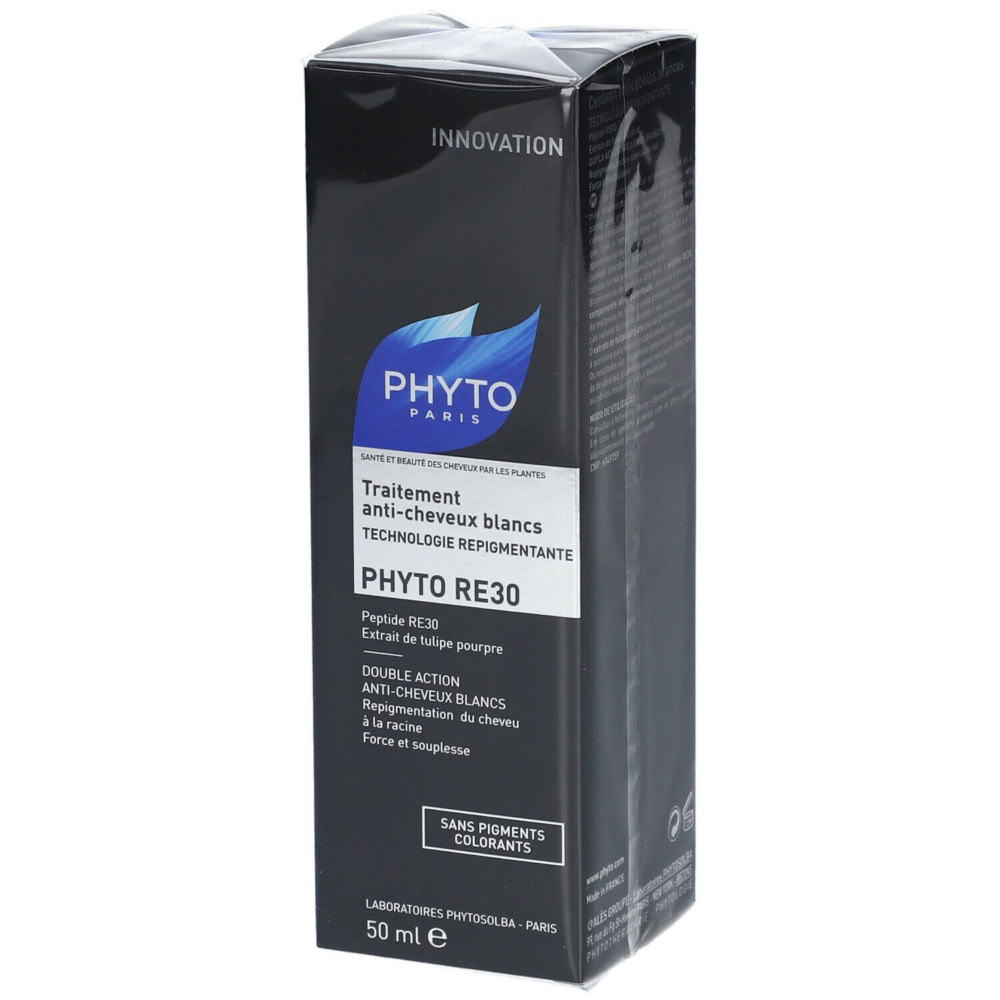 Phyto re30 traitement anti-cheveux blancs 50ml