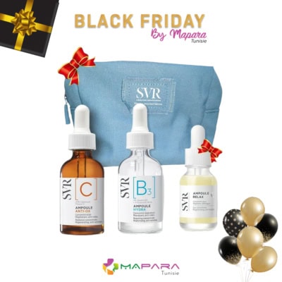 SVR Coffret Ampoule C 30ml + Ampoule B 30ml + Ampoule Relax 15ml (offerte)