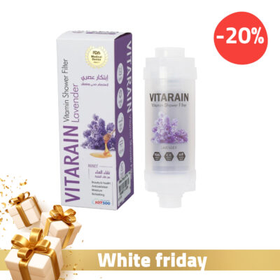 VITARAIN Filtre de Douche à La Vitamine A Lavande