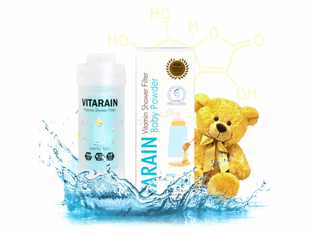Vitarain vitamin shower filter baby powder - maparatunisie