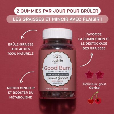 Lashilé beauty good burn boost minceur - brûle-graisse - 1 mois