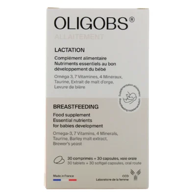 Oligobs allaitement 30 comprimés + 30 capsules