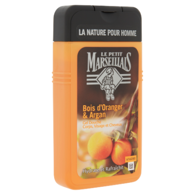 Gel douche homme bois d'oranger & argan